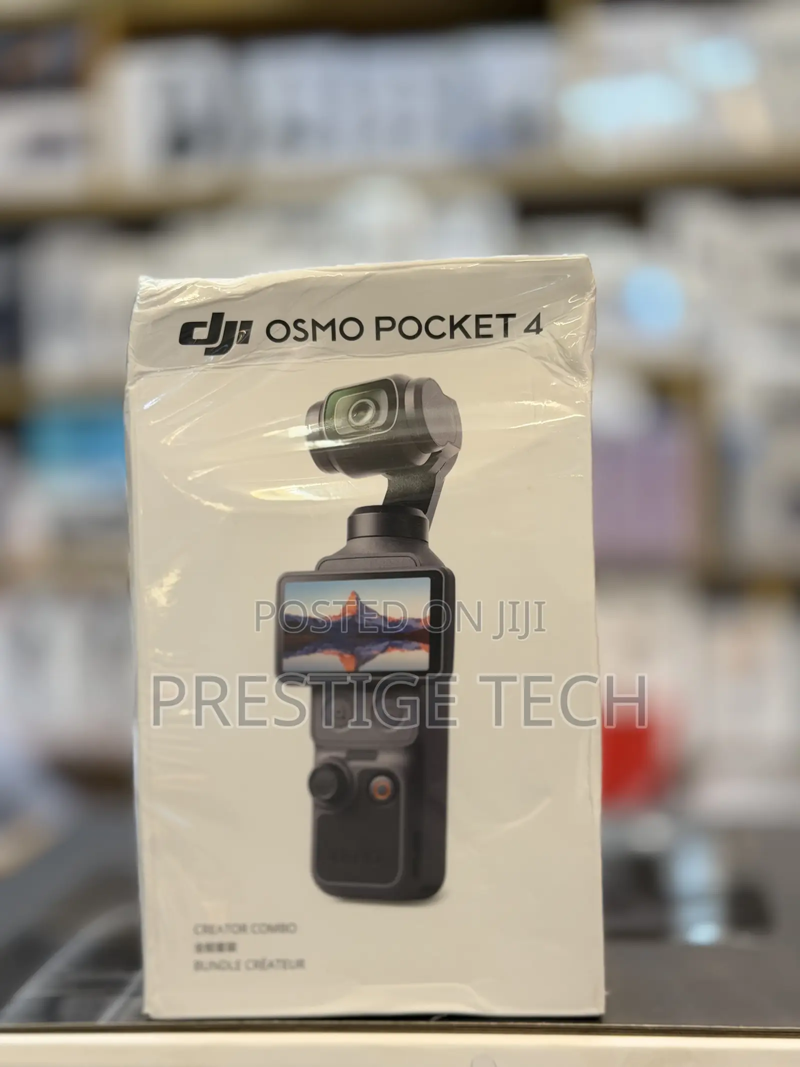 Dji Osmo Pocket 4 Creator Combo Gimbal Vlog Camera 107gb Storage Mic 3