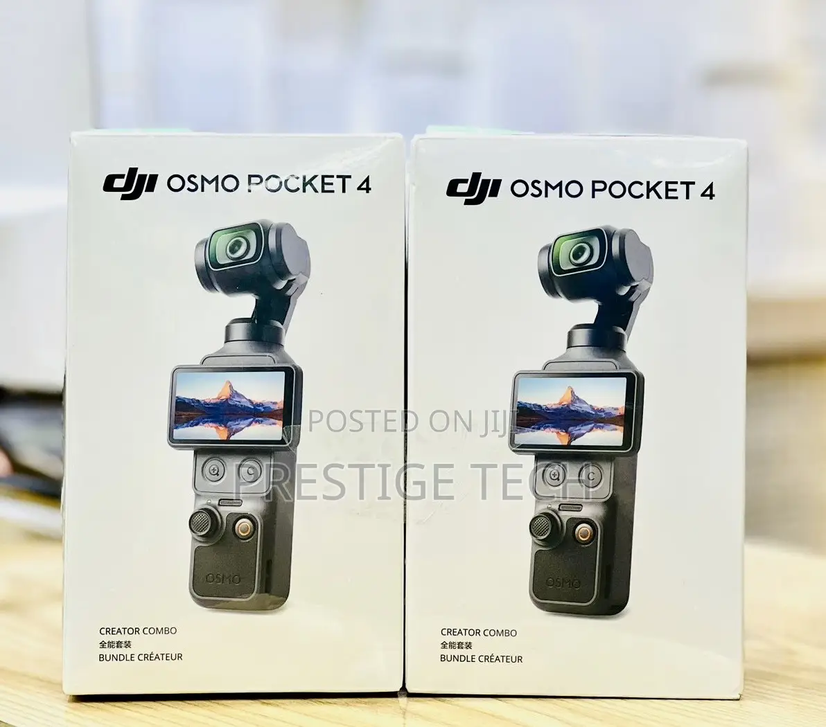 Dji Osmo Pocket 4 Creator Combo Gimbal Vlog Camera 107gb Storage Mic 3