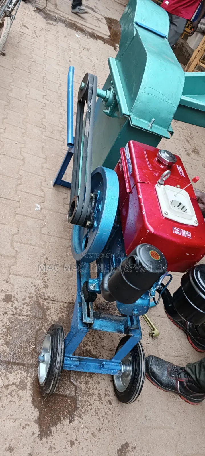 2 in 1 Diesel Silage Machine / Chuff Cutter , Animal Feed Chopper