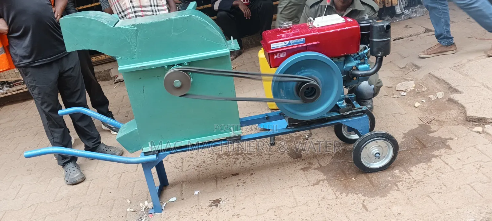 2 in 1 Diesel Silage Machine / Chuff Cutter , Animal Feed Chopper