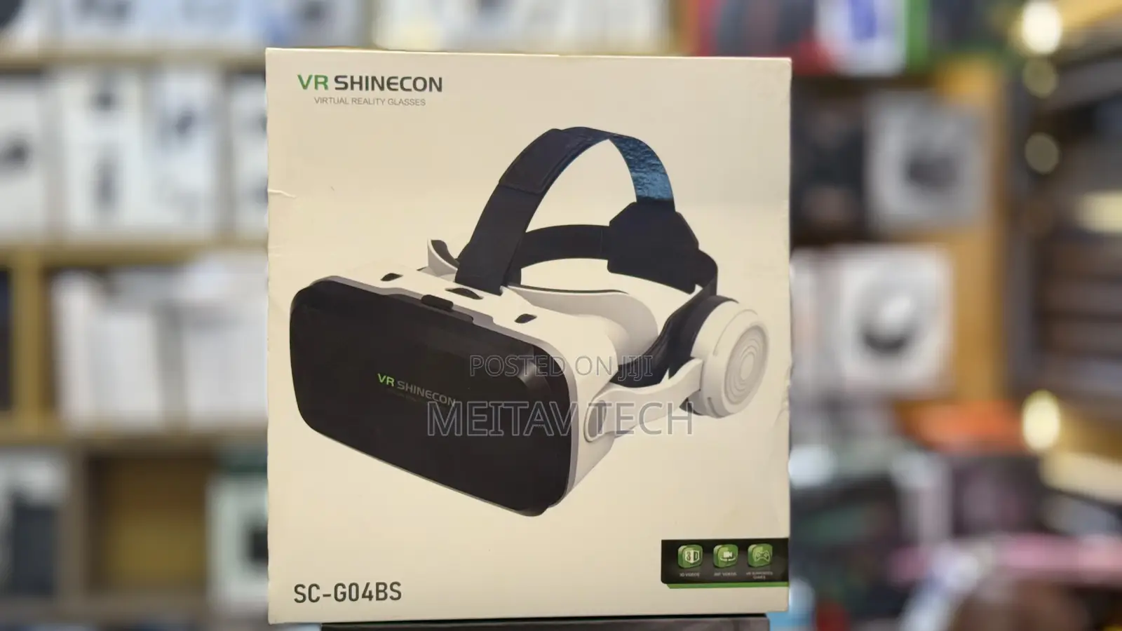 Vr Shinecon G04bs Vr Glasses 3d With Bluetooth Headset