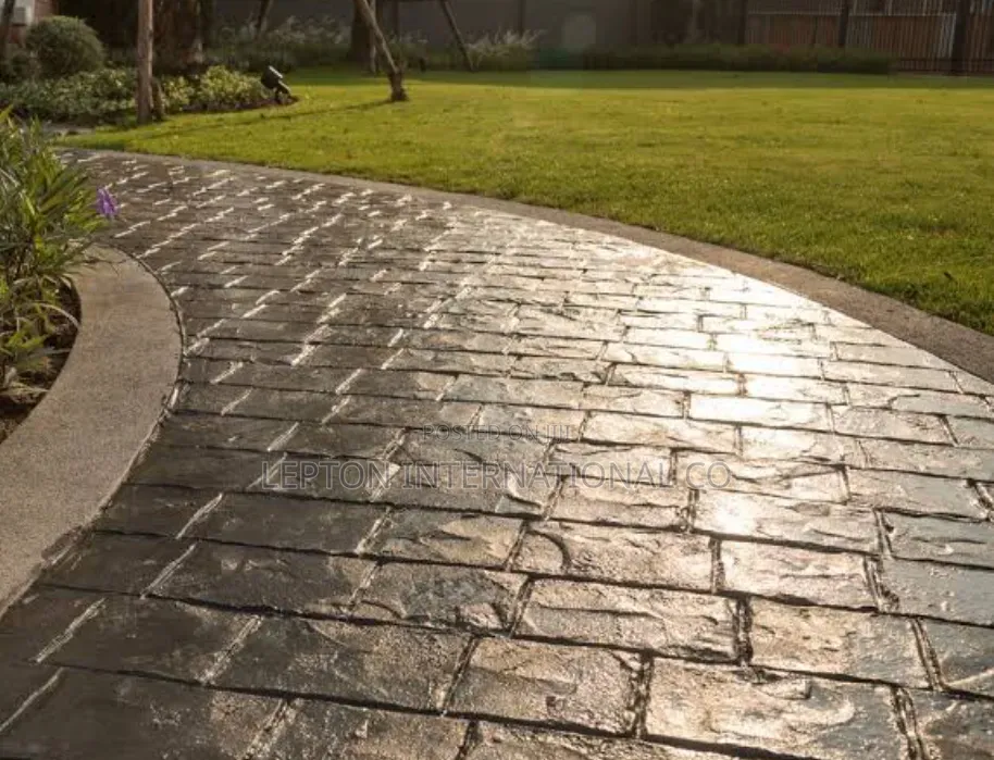 Lepton Stamped Concrete