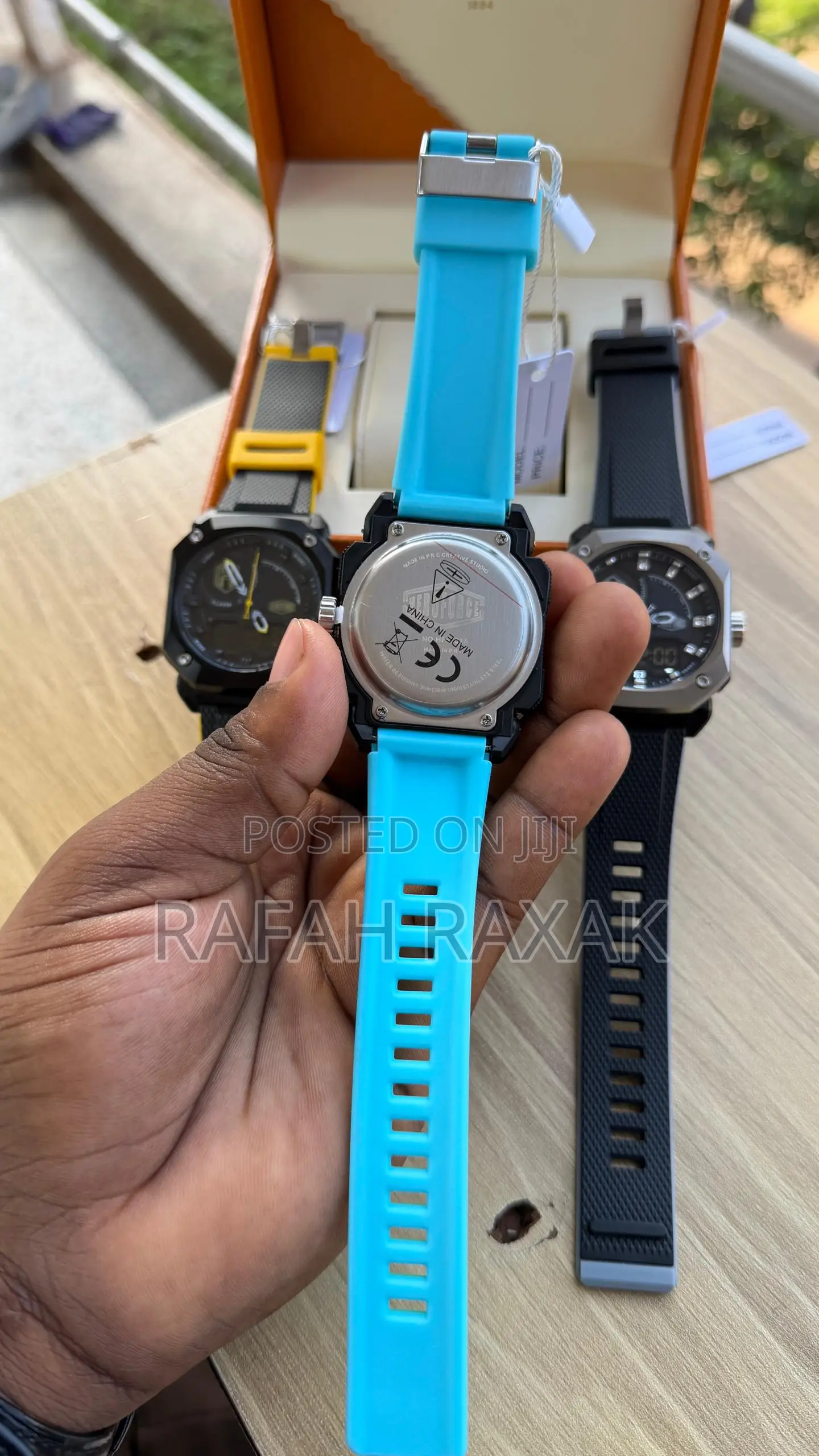 Light Blue Strap of Aeroforce Analog-Digital Sports Watch