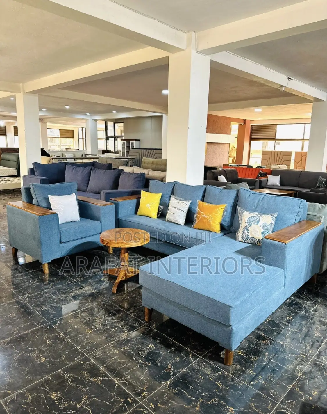 Premium L-Shaped Sofa in 7 Seaters