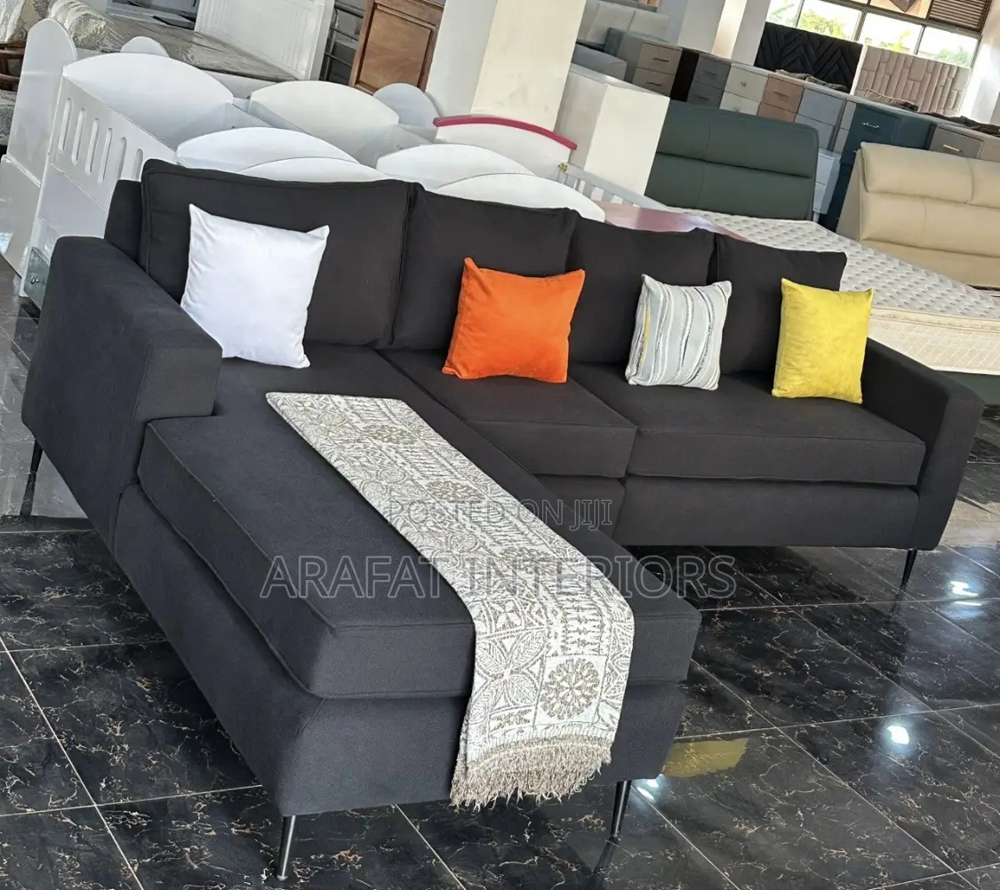 Eclipse Black L-Sectional Sofa