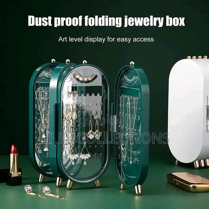 Dust Poof Folding Jewelry Box