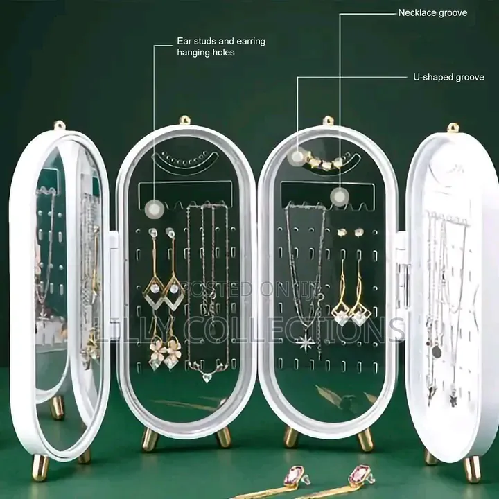 Dust Poof Folding Jewelry Box