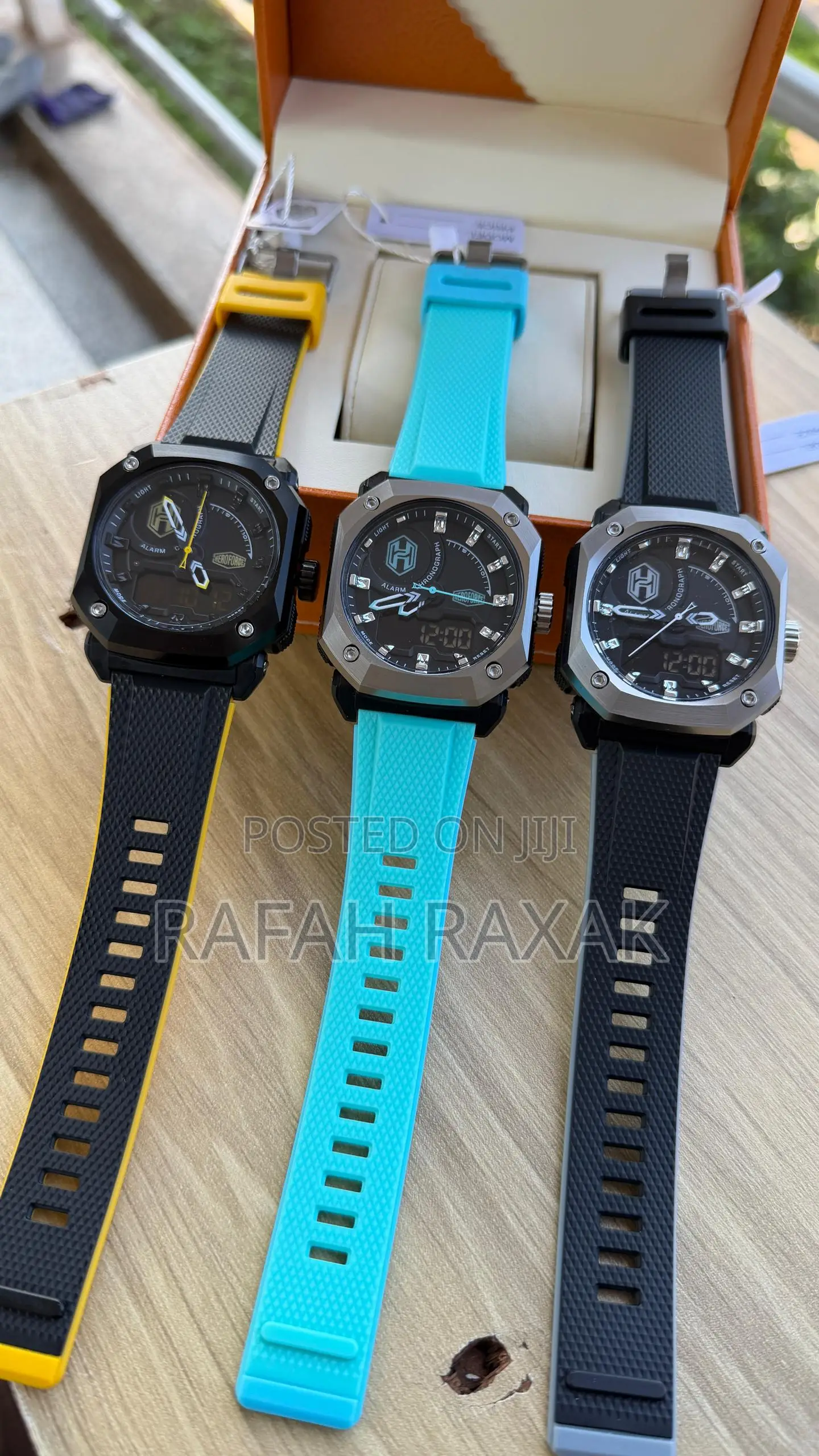 Red Strap Aeroforce Analog-Digital Sports Watch