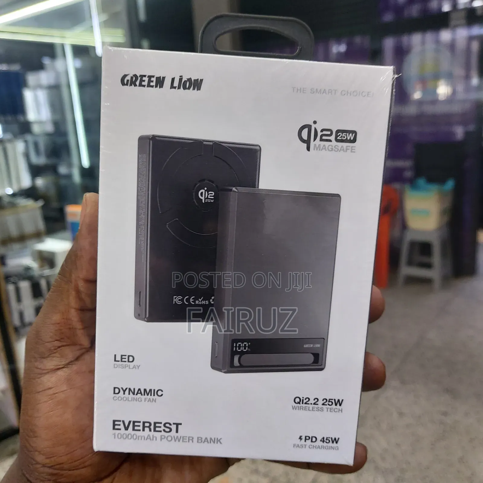 Everest 10000mah Magsafe Wireless Power Bank