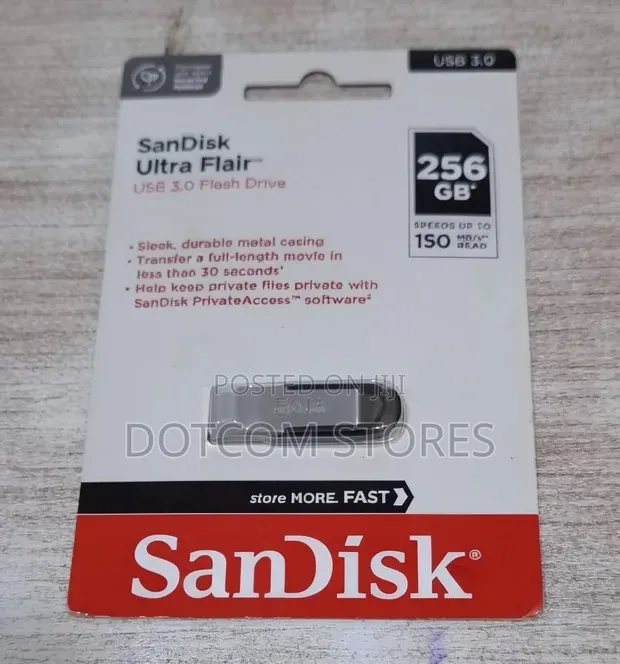256gb Sandisk Ultra Luxe Usb 3.1 Flash Drive.