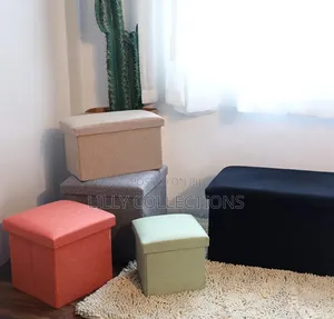 40cm Foldable Portable Ottomans Storage