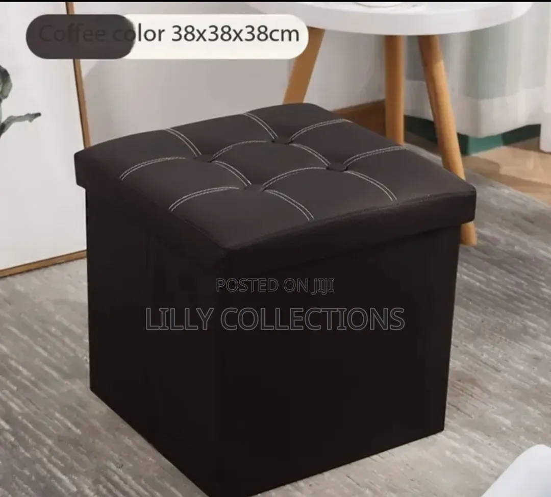 40cm Foldable Portable Ottomans Storage