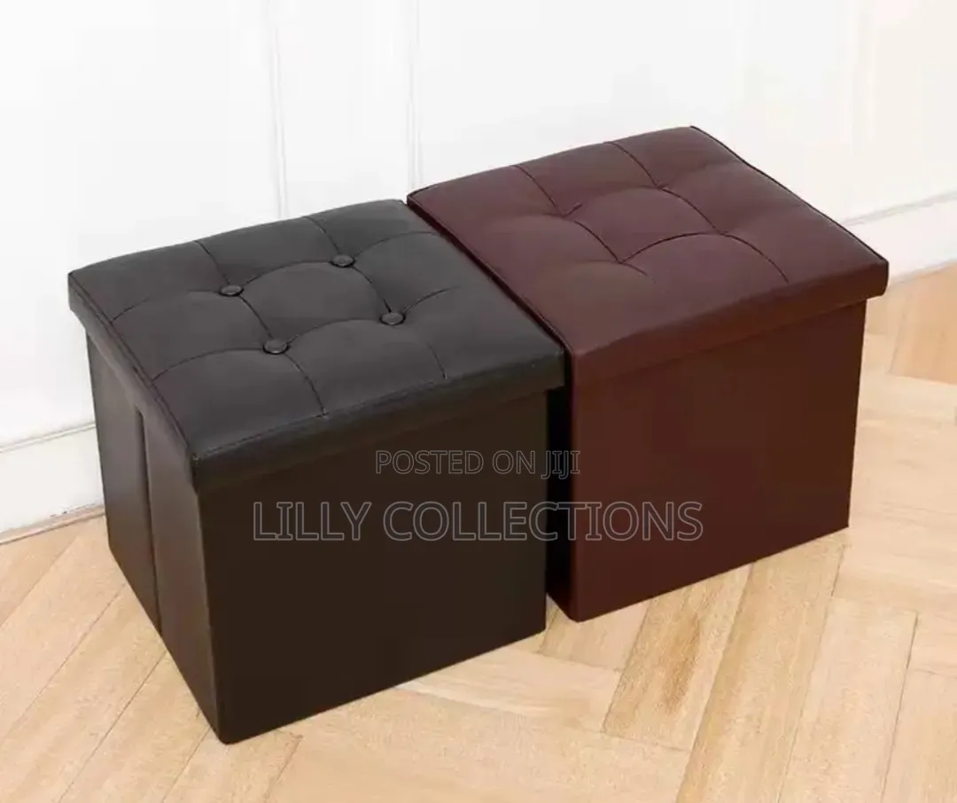 40cm Foldable Portable Ottomans Storage