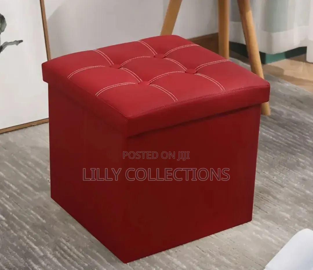 40cm Foldable Portable Ottomans Storage