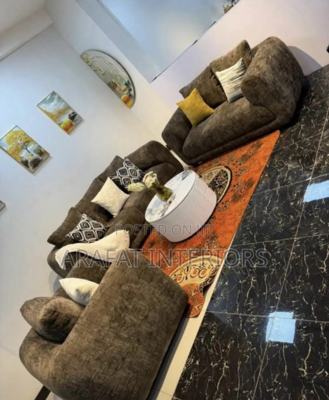 Brown Sectional Sofa