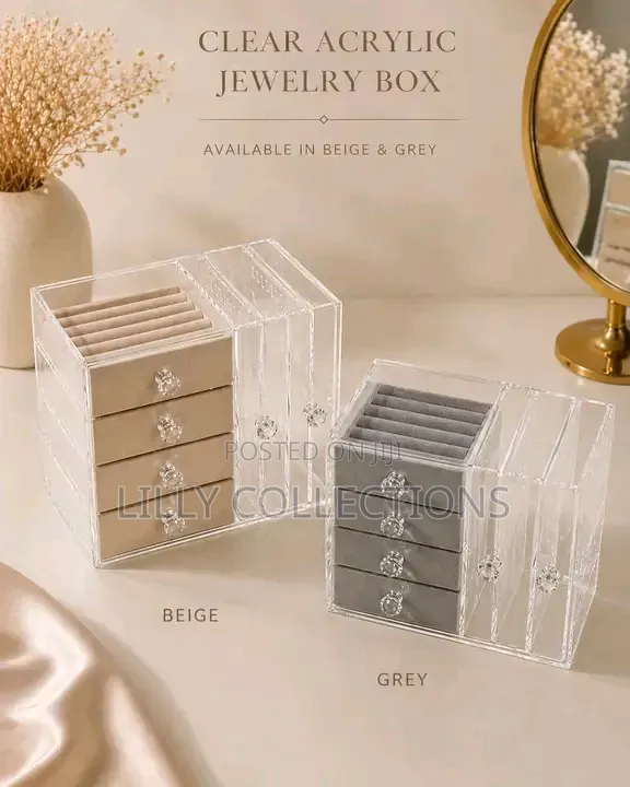 Luxurious Acrylic Jewelry Boxes