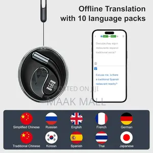 Ai Language Translator Earbuds, Ows Real Time 3 in 1 Translation