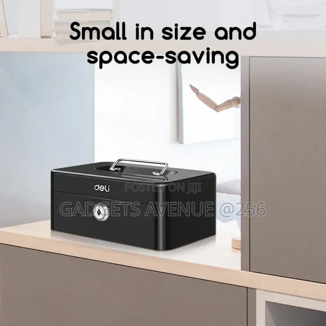 Deli Cash Box (Model T503), Designed For Secure Storage O
