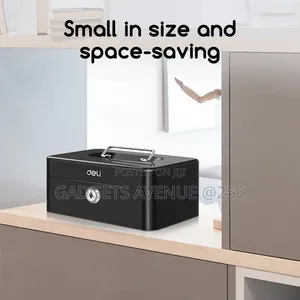 Deli Cash Box (Model T503), Designed For Secure Storage O