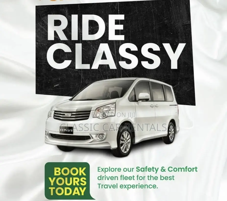 Toyota Noah Rental With a Driver in Uganda