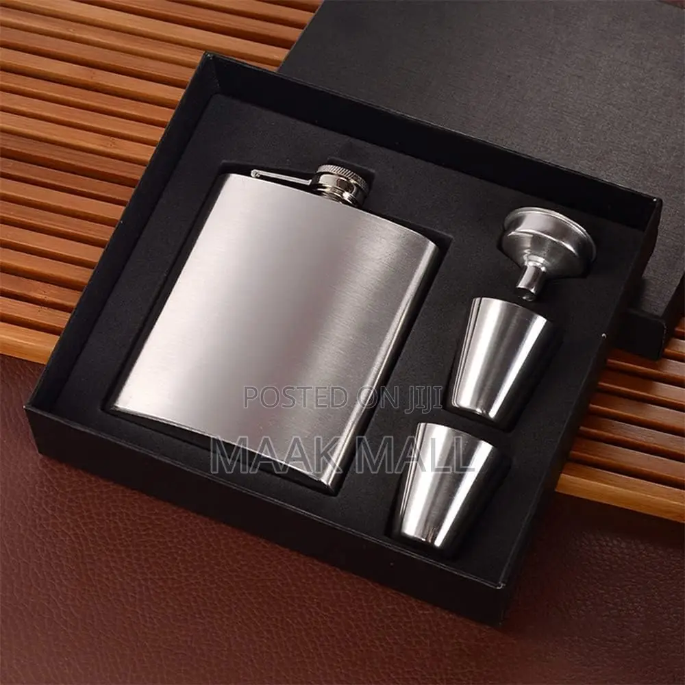 Portable Stainless Steel 7 Oz Pocket Hip Flask Alcohol Whiskey Liquor