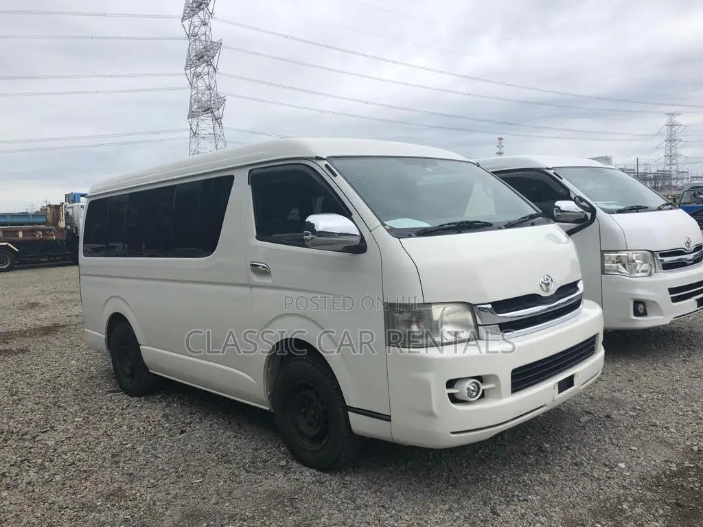Toyota Hiace Vans ( Drones) for Hire