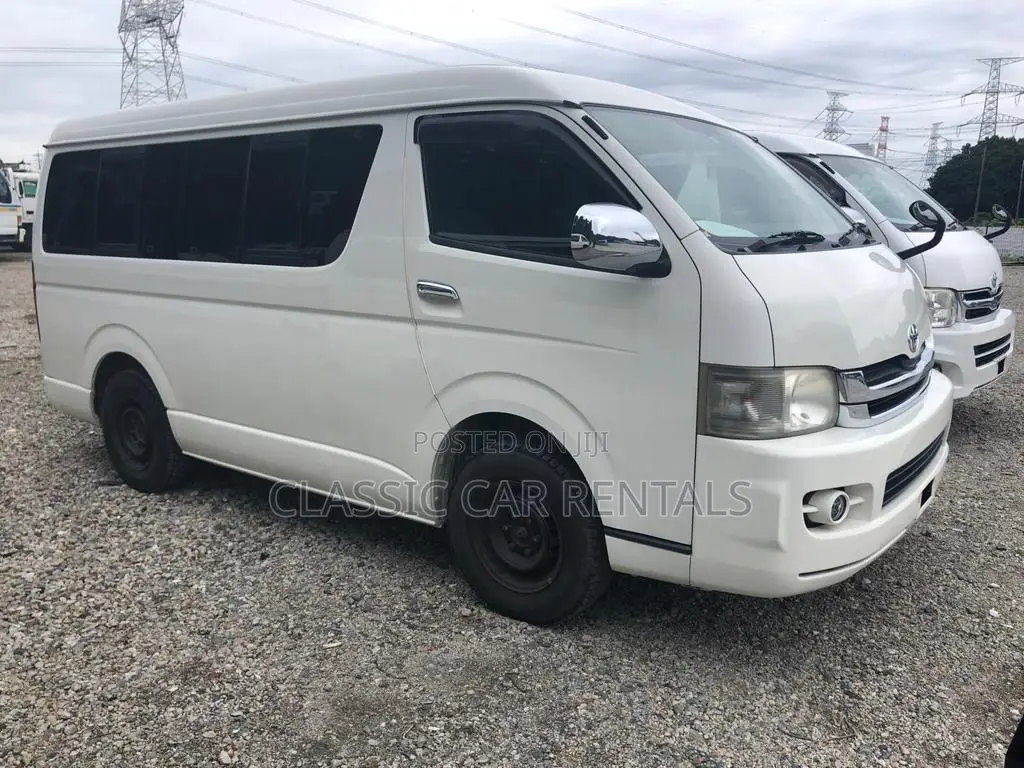 Toyota Hiace Vans ( Drones) for Hire
