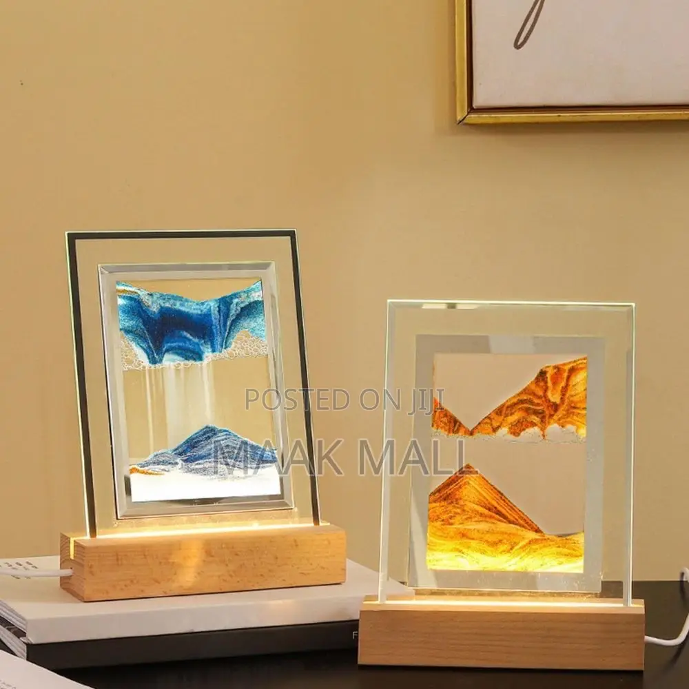 Sand Falling Table Lamp for Office , Bedroom