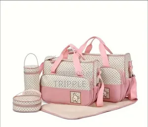 Mom And Baby Diaper Bag Set
