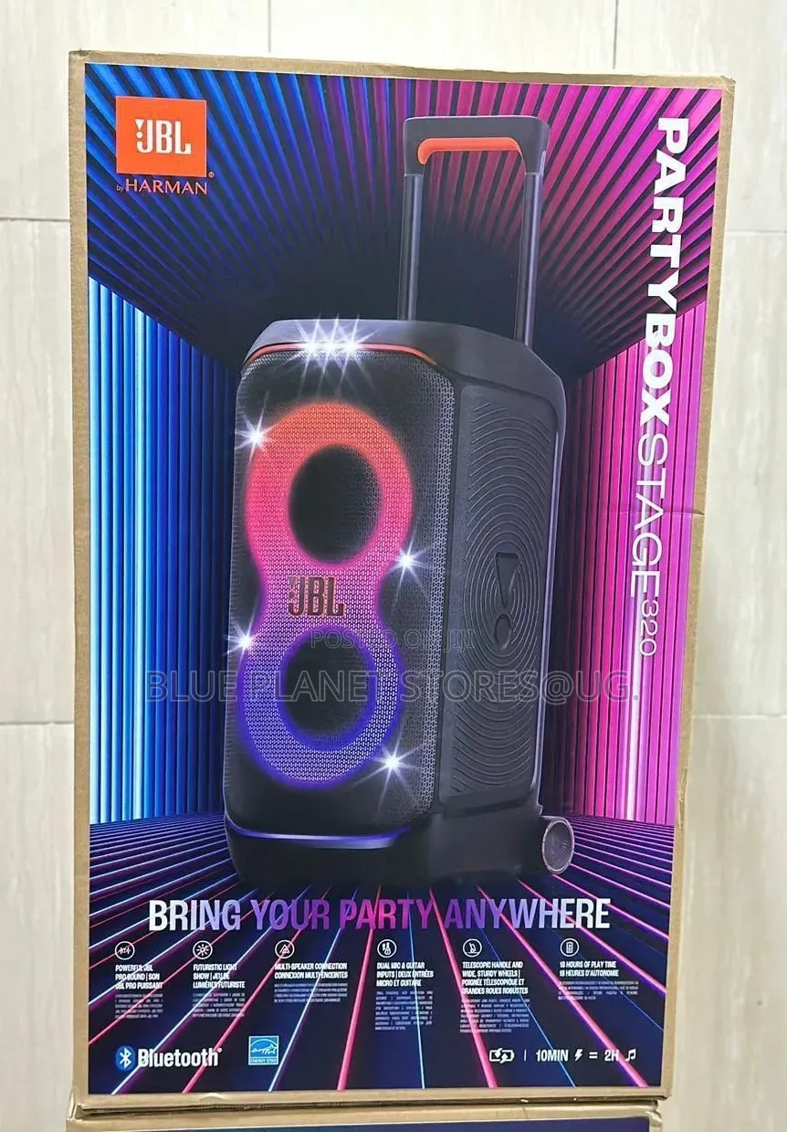 JBL Partybox Stage 320 Bluetooth Speakers \\ 240w \\ Rechargeable