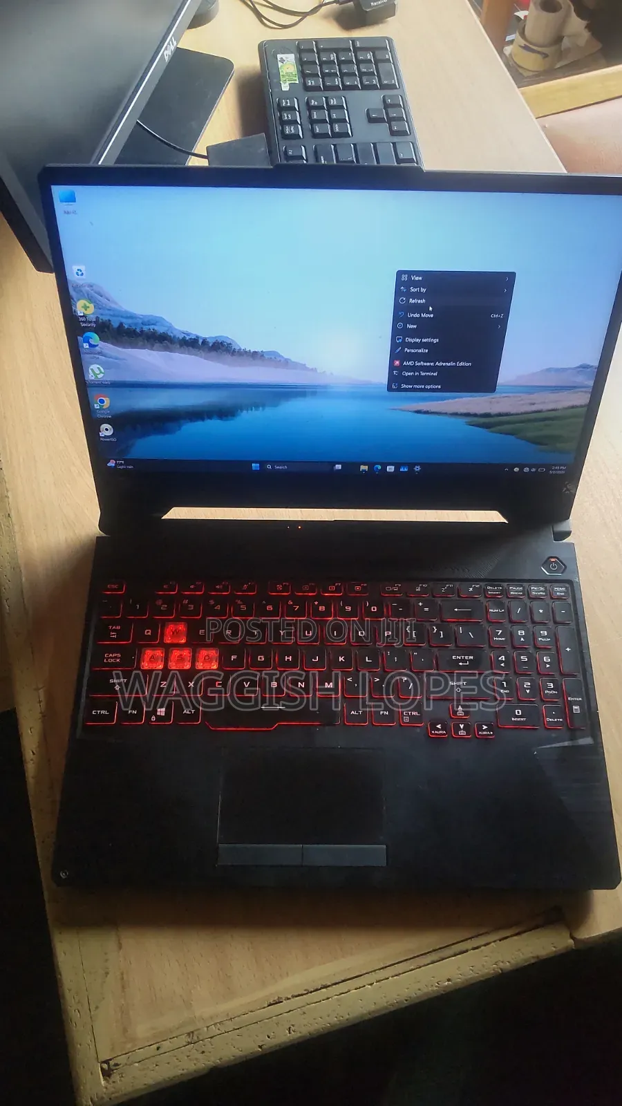 Laptop Asus TUF Gaming A15 24GB Intel Core i7 SSD 1T