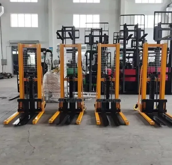 2 Tones Manual/Hydraulic/Truck Adjustable Height Forklift