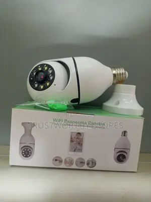 360° Wifi Panoroma Bulb Security Camera