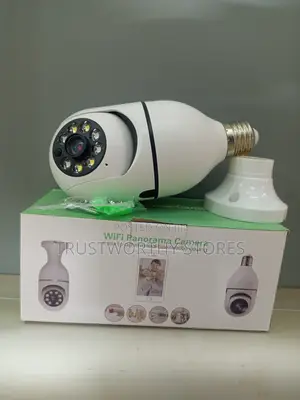 360° Wifi Panoroma Bulb Security Camera