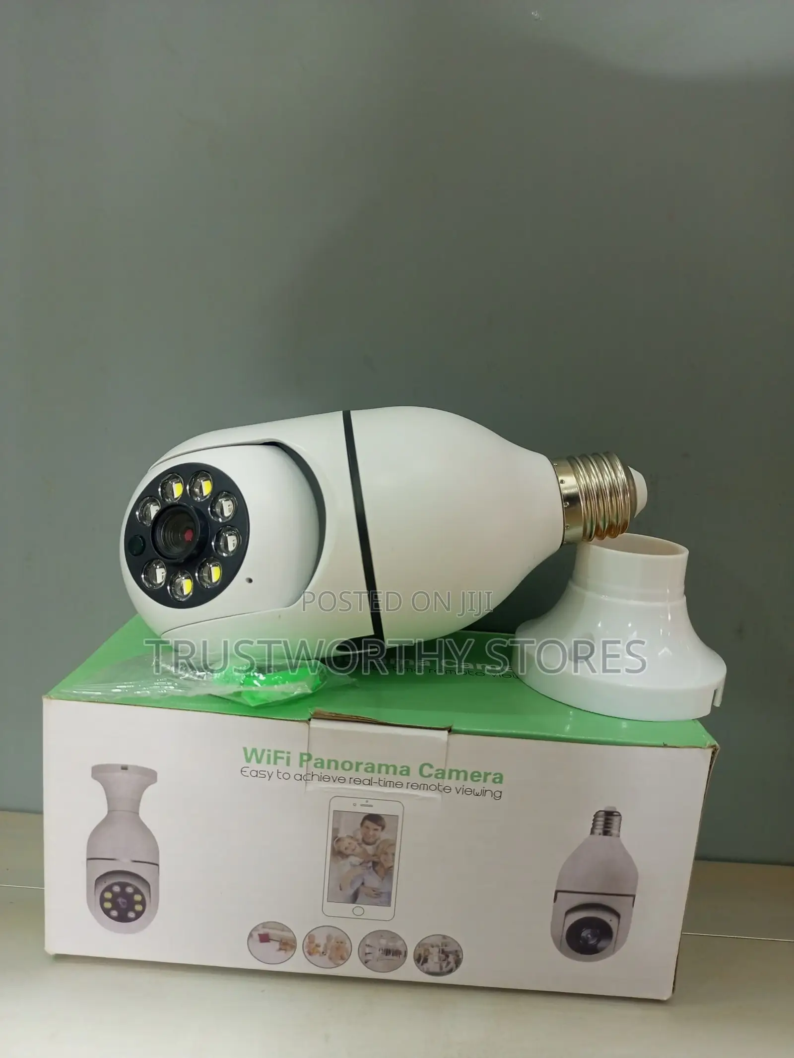 360° Wifi Panoroma Bulb Security Camera