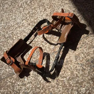 Wood Pole Leather Climbing Shoes