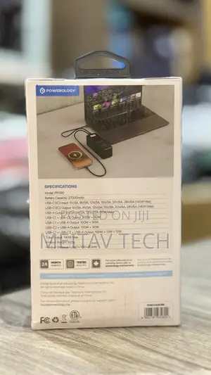 Powerology Neuro Volt 27000mah 140w Fast Charging Power Bank