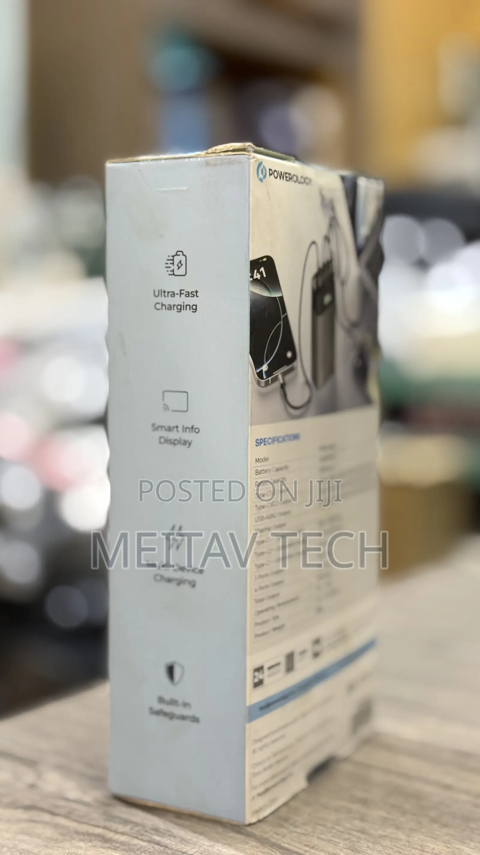 Powerology Volt Edge Power Bank 40000mah 100w