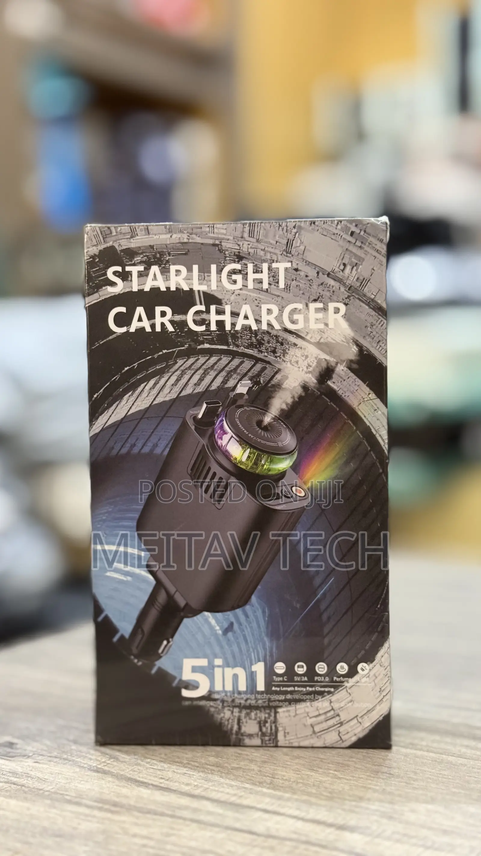 Aroma 5in1 Starlight Car Charger With Atomizer