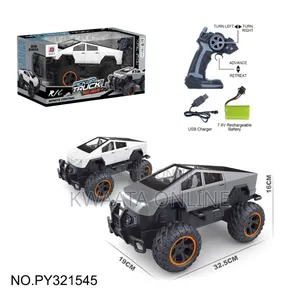 Pickup Toy Truck, 2.4ghz Remote Control, Led Lights, Usb Rechargeable
