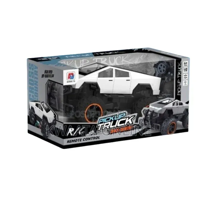 Pickup Toy Truck, 2.4ghz Remote Control, Led Lights, Usb Rechargeable
