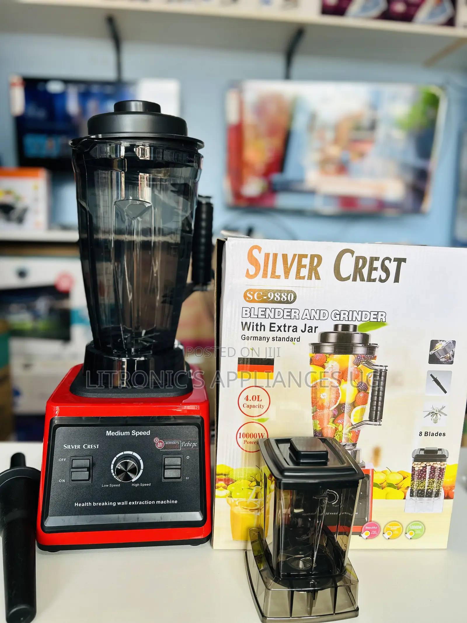 2 in 1 Silver Crest Blender