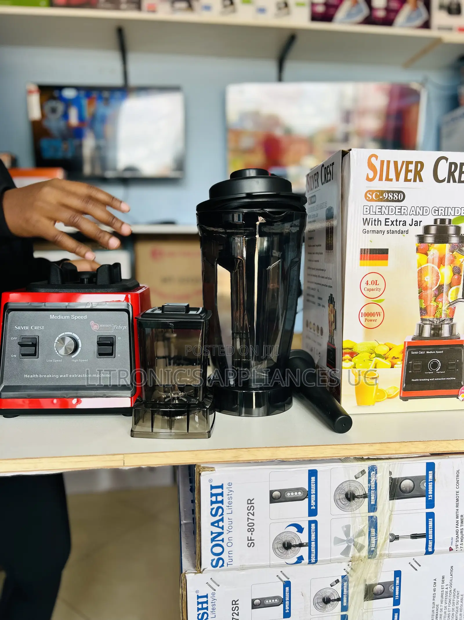 Electric 4.0littre Silver Crest Blender