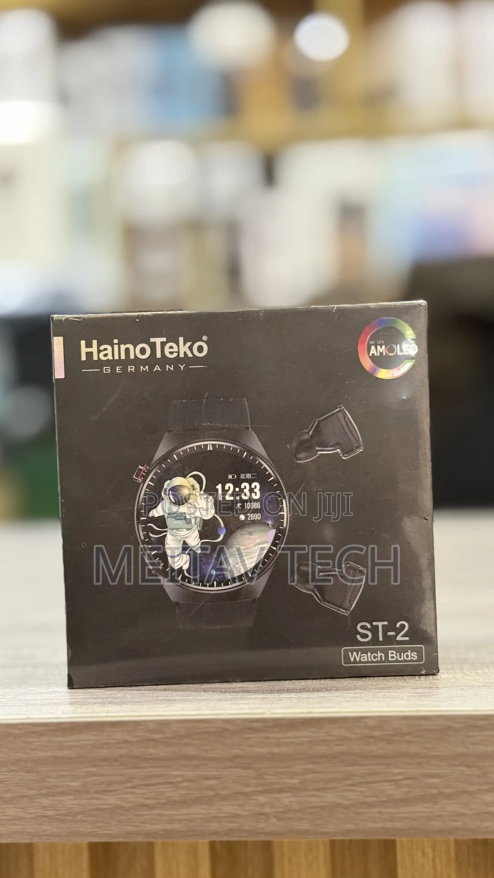 Haino Teko St2 Smartwatch With Built in Earbuds
