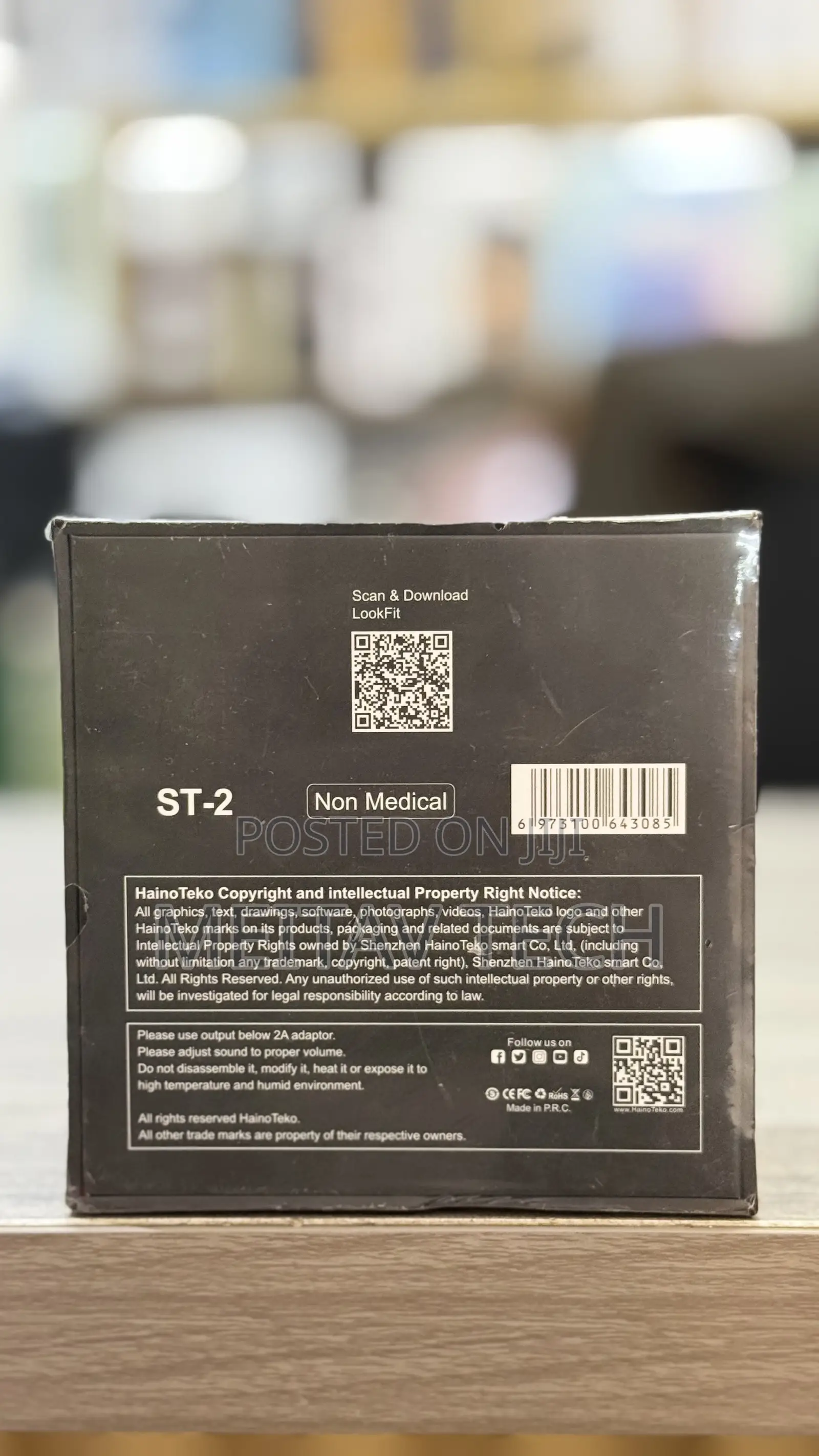 Haino Teko St2 Smartwatch With Built in Earbuds