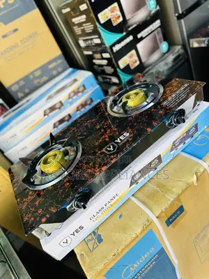 Yes Gas Cooker With 2 Burner Glass Top