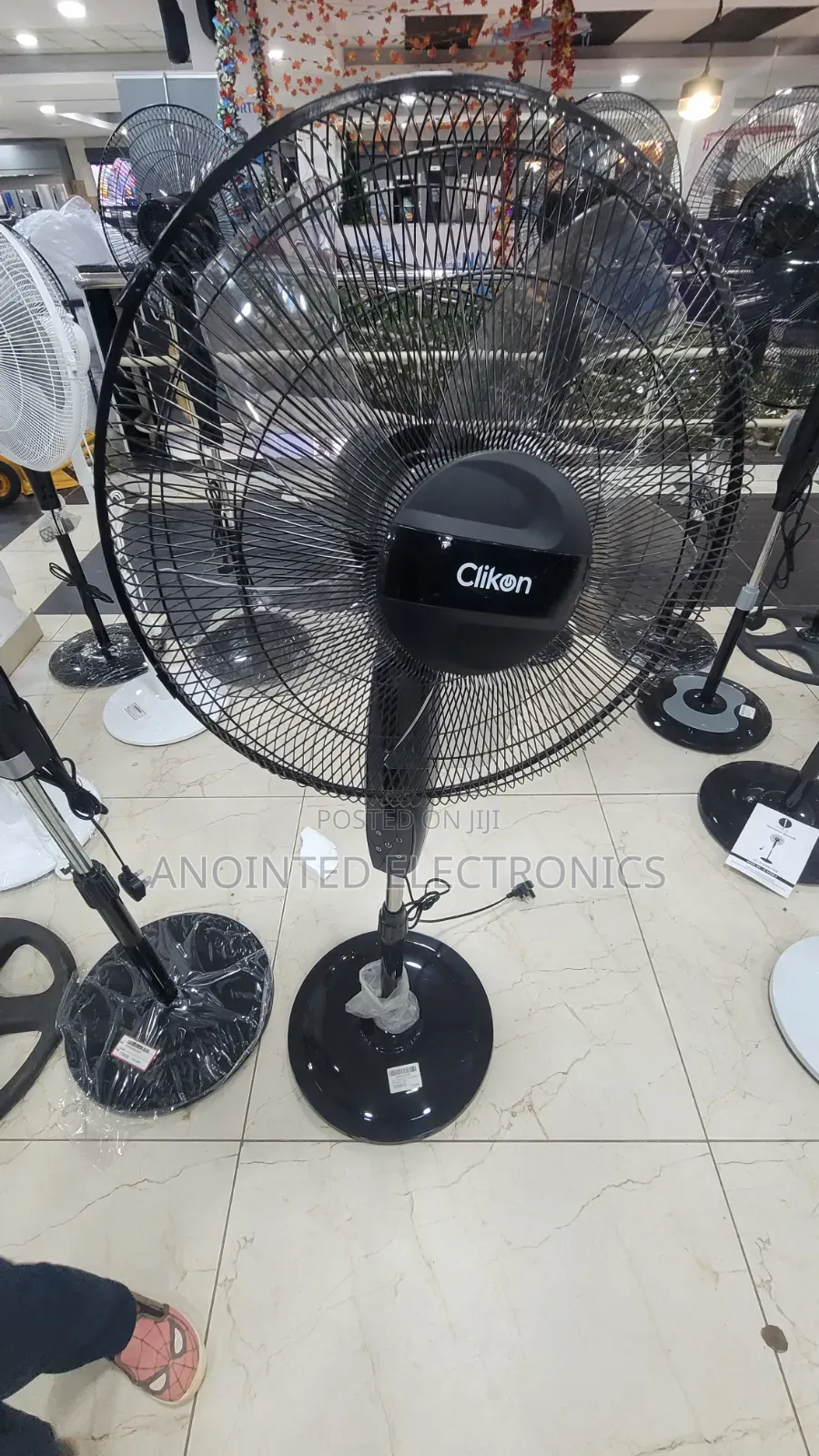 Original Standing Fan With a Remote Click On
