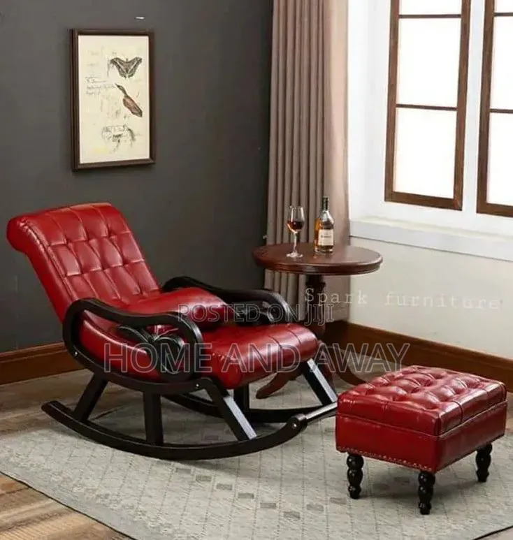 Rocking Chairs/Vintage Buttoned Rocking Chairs in Any Colour 900,000/-
