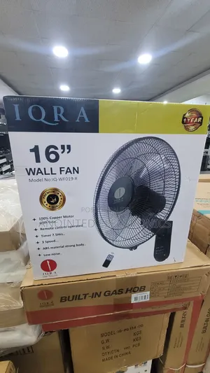 Iqra Original Wall Fans With a Remote