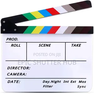 Movie Film Video Clapboard Director's Cut Action Clapper Board
